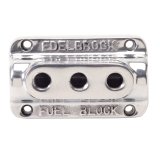Edelbrock Fuel Block Triple Polished thumbnail 2