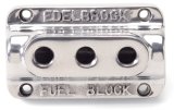 Edelbrock Fuel Block Triple Polished thumbnail 3