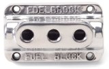Edelbrock Fuel Block Triple Polished thumbnail 4
