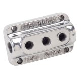 Edelbrock Fuel Block Triple Polished thumbnail 6