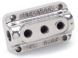 Edelbrock Fuel Block Triple Polished thumbnail 7