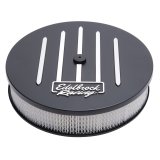 Edelbrock Air Cleaner Racing Series Round Aluminum Top Cloth Element 14In Dia X 3 125In Dropped Base thumbnail 2