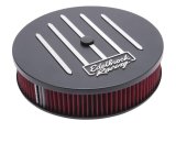 Edelbrock Air Cleaner Racing Series Round Aluminum Top Cloth Element 14In Dia X 3 125In Dropped Base thumbnail 3