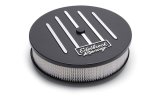 Edelbrock Air Cleaner Racing Series Round Aluminum Top Cloth Element 14In Dia X 3 125In Dropped Base thumbnail 4