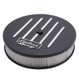Edelbrock Air Cleaner Racing Series Round Aluminum Top Cloth Element 14In Dia X 3 125In Dropped Base thumbnail 5