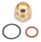 Edelbrock Fuel Bowl Inverted Flare Fitting Straight Male 7/8In-20 w/ Inverted 5/8In-18 Female Flare thumbnail 3