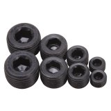 Edelbrock Fittings Pipe Plug Kit Internal Allen Head 1/8In 1/4In 3/8In 1/2In NPT Set of 8 Black thumbnail 4