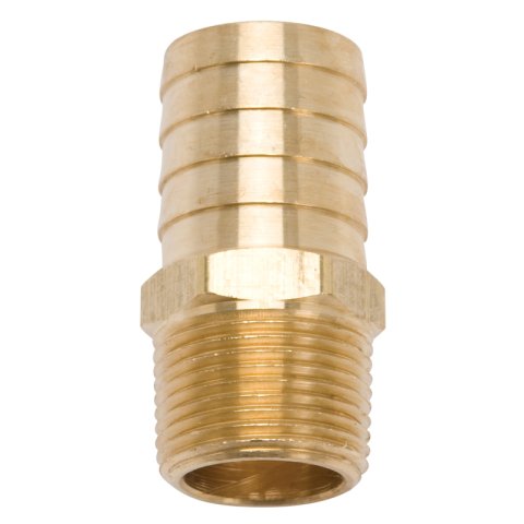 Edelbrock Fitting Brass Hose 1 00In Hose I D X 3/4-14 Pipe for Sb-Chrys Manifolds thumbnail 4