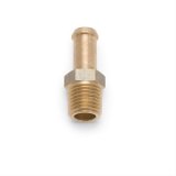 Edelbrock Fitting 1/4-18 NPT X 3/8In Single Barb Brass thumbnail 1