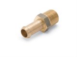 Edelbrock Fitting 1/4-18 NPT X 3/8In Single Barb Brass thumbnail 3