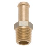 Edelbrock Fitting 1/4-18 NPT X 3/8In Single Barb Brass thumbnail 5