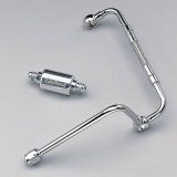 Edelbrock Dual Feed Line/Thunder Series Carb w/ Polished Fuel Filter thumbnail 2