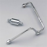 Edelbrock Dual Feed Line/Thunder Series Carb w/ Polished Fuel Filter thumbnail 3