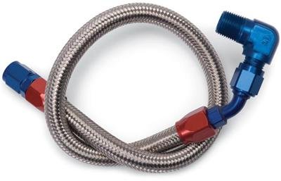 Edelbrock Fuel Line Braided Stainless for BBC ( Use w/ 8134 ) thumbnail 1