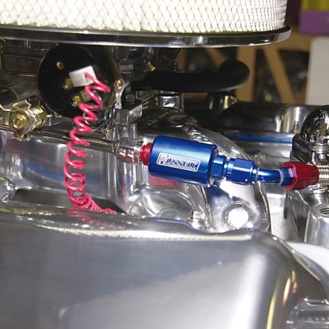 Edelbrock Fuel Line Braided Stainless for BBC ( Use w/ 8134 ) thumbnail 3