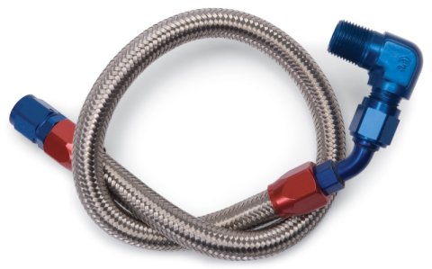 Edelbrock Fuel Line Braided Stainless for BBC ( Use w/ 8134 ) thumbnail 5