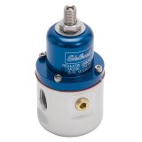 Edelbrock Fuel Pressure Regulator Carbureted 160 GPH 5-10 PSI 3/8In In/Out 3/8In Return Blue/Clear thumbnail 6