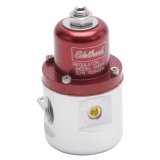 Edelbrock Fuel Pressure Regulator Carbureted 160 GPH 5-10 PSI 3/8In In/Out 3/8In Return Red/Clear thumbnail 2
