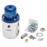 Edelbrock Fuel Pressure Regulator Carbureted 160 GPH 5-10 PSI 3/8In In/Out Returnless Blue/Clear thumbnail 5