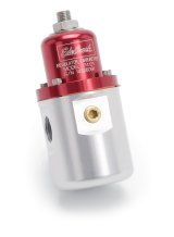 Edelbrock Fuel Pressure Regulator Carbureted 160 GPH 5-10 PSI 3/8In In/Out Retunless Red/Clear thumbnail 1