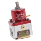 Edelbrock Fuel Pressure Regulator Carbureted 180 GPH 5-10 PSI -10 In/Out -6 Return Red/Clear thumbnail 8