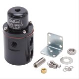 Edelbrock Fuel Pressure Regulator Carbureted 160 GPH 5-10 PSI 3/8In In/Out Returnless Black thumbnail 1