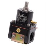 Edelbrock Fuel Pressure Regulator Carbureted 180 GPH 5-10 PSI -10 In/Out -6 Return Black thumbnail 2
