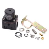Edelbrock Fuel Pressure Regulator Carbureted 180 GPH 5-10 PSI -10 In/Out -6 Return Black thumbnail 4