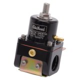 Edelbrock Fuel Pressure Regulator Carbureted 180 GPH 5-10 PSI -10 In/Out -6 Return Black thumbnail 8