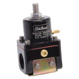 Edelbrock Fuel Pressure Regulator Carbureted 180 GPH 5-10 PSI -10 In/Out -6 Return Black thumbnail 9