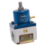 Edelbrock Fuel Pressure Regulator EFI 180 GPH 35-90 PSI -10In/Out -6 Return Blue/Clear thumbnail 4