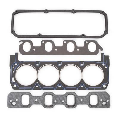 Edelbrock Gasket Kit Top End Ford 302/351W E-Boss/Clevor for Use w/ Perf RPM Cyl Hds thumbnail 1