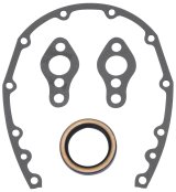 Edelbrock SBC Timing Cover Gasket And Oil Seal Kit thumbnail 2