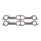 Edelbrock Exhaust Gasket Set (2) Pontiac 389-455 thumbnail 1
