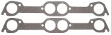 Edelbrock Exhaust Gasket Set (2) Pontiac 389-455 thumbnail 3