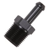 Edelbrock Hose Fittings Straight 1/2In NPT to 3/8In Barb Black Anodize thumbnail 7
