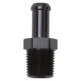 Edelbrock Hose End Straight 1/2In NPT to 1/2In Barb Black Anodize thumbnail 4