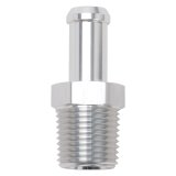 Edelbrock Hose End Straight 1/2In NPT to 1/2In Barb Clear Anodize thumbnail 3