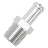 Edelbrock Hose End Straight 1/2In NPT to 1/2In Barb Clear Anodize thumbnail 5