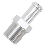 Edelbrock Hose End Straight 1/2In NPT to 1/2In Barb Clear Anodize thumbnail 6