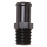 Edelbrock Hose End Straight 1/2In NPT to 3/4In Barb Black Anodize thumbnail 3