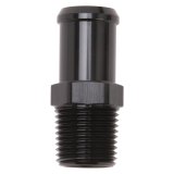 Edelbrock Hose End Straight 1/2In NPT to 3/4In Barb Black Anodize thumbnail 4