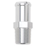 Edelbrock Hose End Straight 1/2In NPT to 3/4In Barb Clear Anodize thumbnail 3