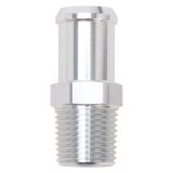 Edelbrock Hose End Straight 1/2In NPT to 3/4In Barb Clear Anodize thumbnail 4