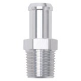 Edelbrock Hose End Straight 1/2In NPT to 5/8In Barb Clear Anodize thumbnail 4