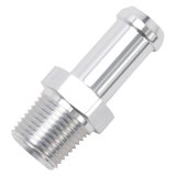 Edelbrock Hose End Straight 3/8In NPT to 1/2In Barb Clear Anodize thumbnail 6