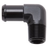 Edelbrock Hose End 90-Deg 1/2In NPT to 1/2In Barb Black Anodize thumbnail 4