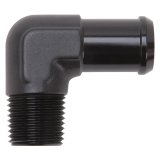 Edelbrock Hose End 90-Deg 1/2In NPT to 3/4In Barb Black Anodize thumbnail 4