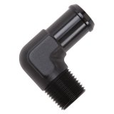 Edelbrock Hose End 90-Deg 1/2In NPT to 3/4In Barb Black Anodize thumbnail 5