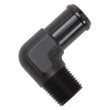 Edelbrock Hose End 90-Deg 1/2In NPT to 3/4In Barb Black Anodize thumbnail 6